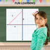 Magnetic XY Coordinate Dry Erase Grid, 35" x 35" Inches,