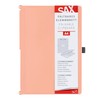 Sax SAX Faltbares Klemmbrett, Grapefruit, Clipboard, A4 auf A5, hoch-