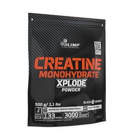 Olimp Sport Nutrition Creatine Monohydrate Xplode Powder (+ Sodium), 500 g Bag (Orange)