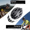 Casco Bicicleta In-mold Ligero 2 En 1 Ruta Y Montaña