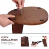 Nefelibata Wooden Guitar Stand - Handmade German Ash Solid Semi-curved