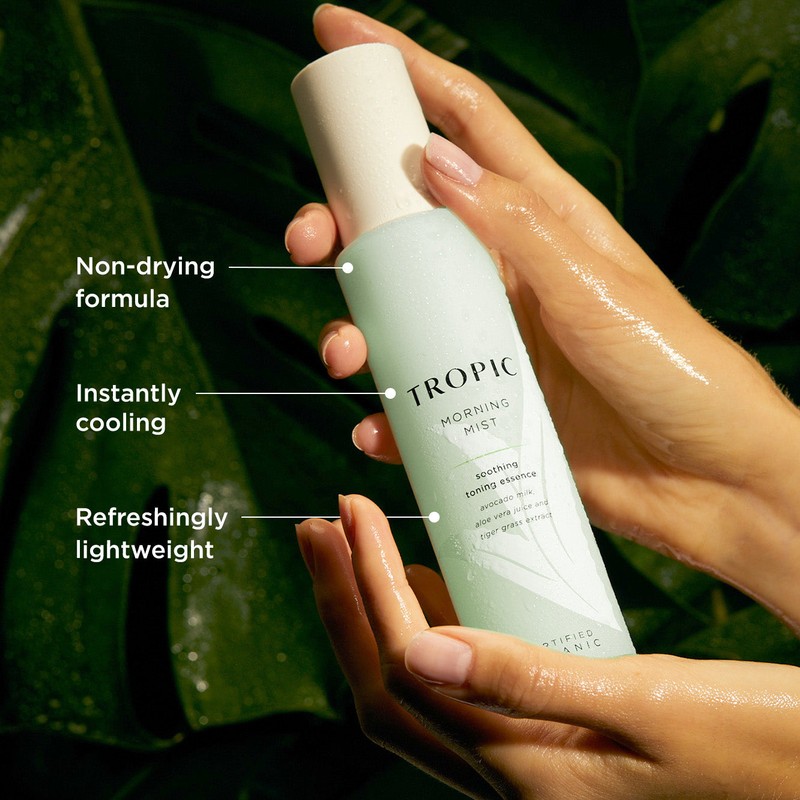 Tropic Skincare Morning Mist Soothing Toning Essence, 100ml refill /
