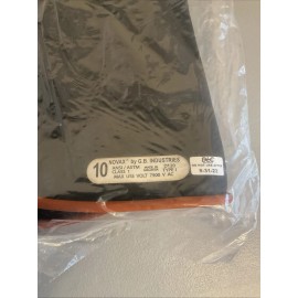 Novax D120 Size 10 Lineman Rubber Insulating Gloves Class 1 Type 1,   7500V