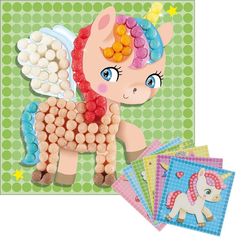 PlayMais Mosaic Dream Unicorn Creative Craft kit for Girls &