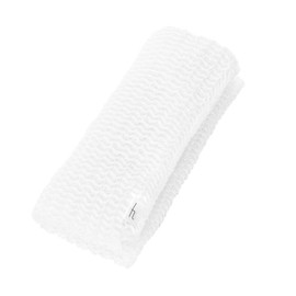 (H concept) Ash Tag (H Tag) Body Wash Towel, White, 27.6 x 8.7 inches (70 x 22 cm), DH-020-WH