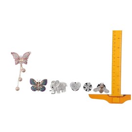 Blue&White Butterfly Flower Shape Air Vent Clips,Car Air Fresheners Vent Clips,Car Diffuser Vent Clip,Car Interior Decor Bling Car Accessories