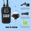 Retevis RM01 Ship to Shore Radio Handheld,Marine Walkie Talkies Waterproof,USB
