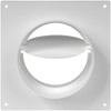 100mm Pipe Connector Flange Plastic Straight Pipe Flange for Heating