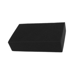 A ABSOPRO Black Rectangle Shape Soft Sponge Car Glass Washing Cleaning Cushion Item Replacement