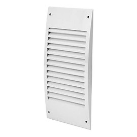 140x300mm / 5.5x12 inch Air Vent Cover - Ventilation Grille with Flyscreen - ABS Plastic White
