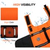 VIVAGLORY Ripstop Dog Life Jacket for Small Medium Large Dogs