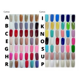 Rj Kit Gel Semipermanente+lampara 48watts+base+top+lima+aceite