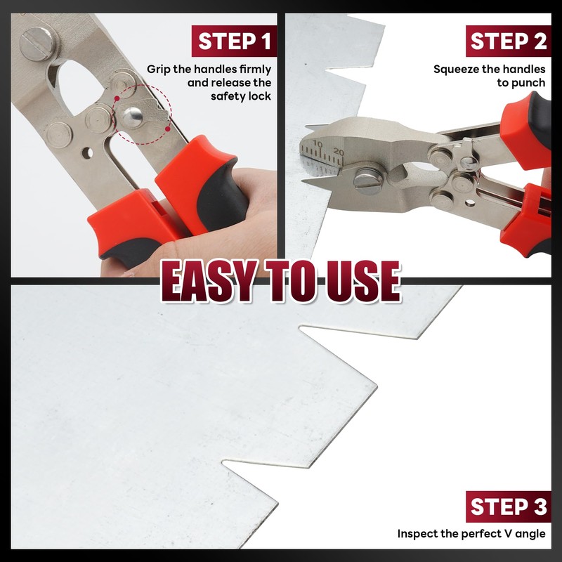 Sheet Metal Notcher - 30° V Notcher Cutting Tools, Professional