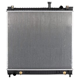 SCITOO Full Aluminum Radiator Replacement for 2004 2005 2006 2007 2008 2009 2010 Infiniti QX56 2005-2011 2012 2013 2014 2015 Armada 2004-2015 Titan CU2691 Plastic Radiator