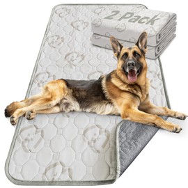 FXW Washable Pee Pads for Dogs, Puppy Pads with Super Absorbent, Specifically Designed for Potty Training, Rectangle, 75" x 30", 2 Packs