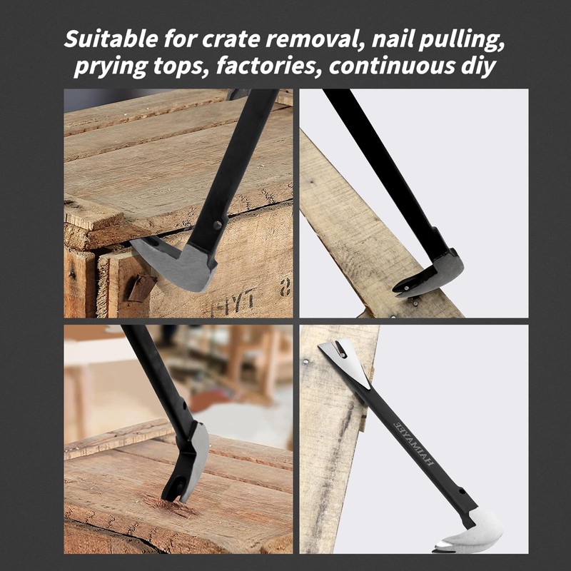 Precision Iron Nail Iron Crowbar Nail Slots Chisel Scraper Crowbar