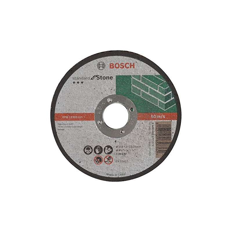 Bosch Professional 1x cutting disc straight standard for stone (for