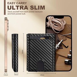 DOMIPHIE Men's Wallet, Black05, Modern