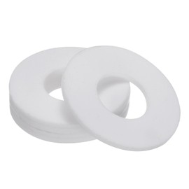 PATIKIL Flat Washers, 5 Pcs 58mm OD 25mm ID 3mm Thickness DN20 PTFE Seal Washers Flange Gasket Sealing Gasket for Faucet Pipe Water Hose