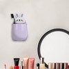 Biiange Rabbit Toothbrush Holder, Cute Toothpaste Holder, Space-Saving Bathroom Organizer