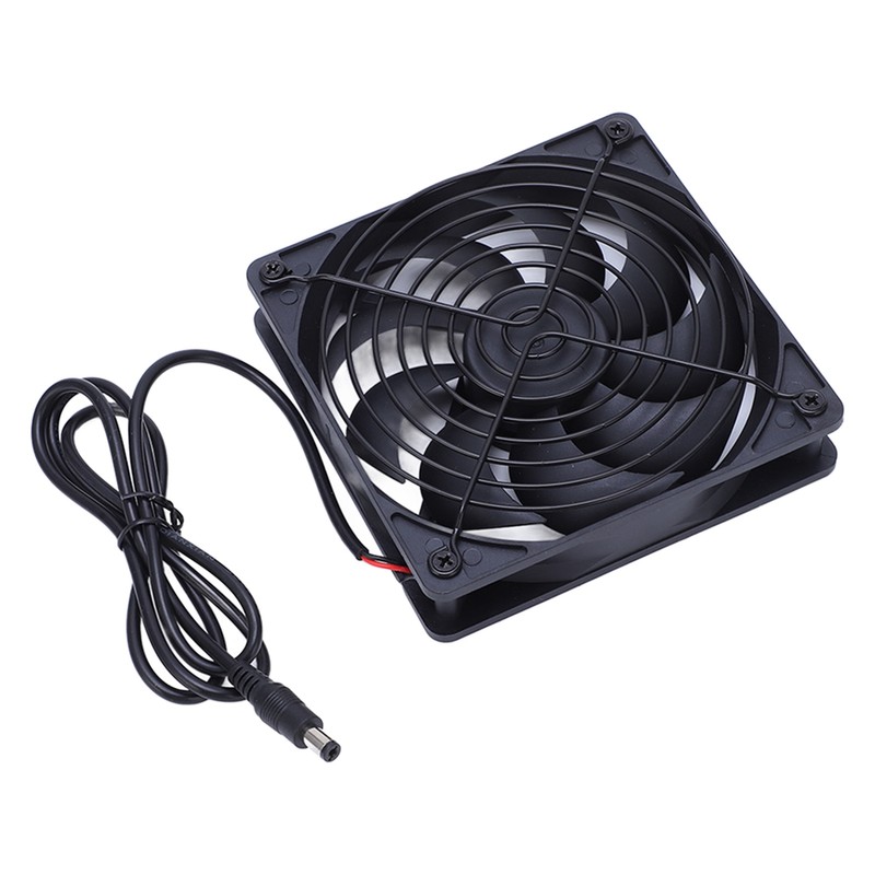 Solar Panel Fan Dual Exhaust Fans Air Ventilation Heat Dissipation