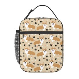 Corgi Gifts for Corgi Lovers Lunch Box Insulated Meal Bag Lunch Bag Food Container for Men Women Picnic