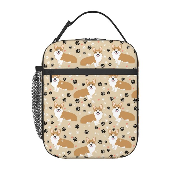 Corgi Gifts for Corgi Lovers Lunch Box Insulated Meal Bag