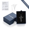 constantlife Cross Urn Necklace for Ashes for Women Men Fish