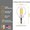Diodesy- G16.5 LED Filament Light Bulb 5W (60W Equivalent) 500