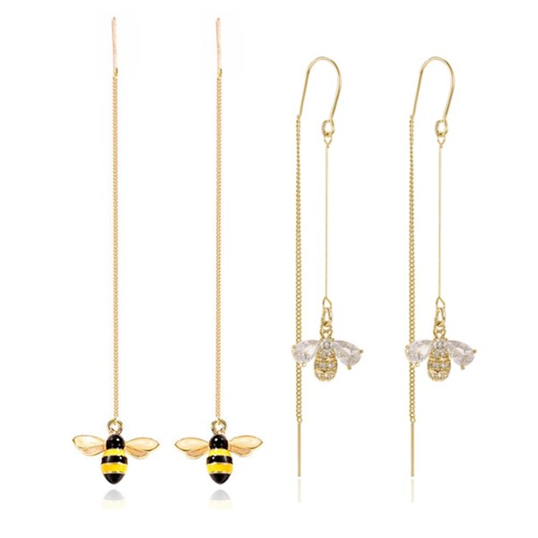 CutieJewelry Delicate Bumble Honey Bee Dangle Cute For Womens Ladies