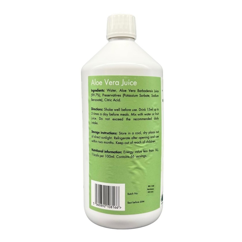 AloePro Aloe Vera Juice - Pure BioActive Aloe Vera, Vegan,