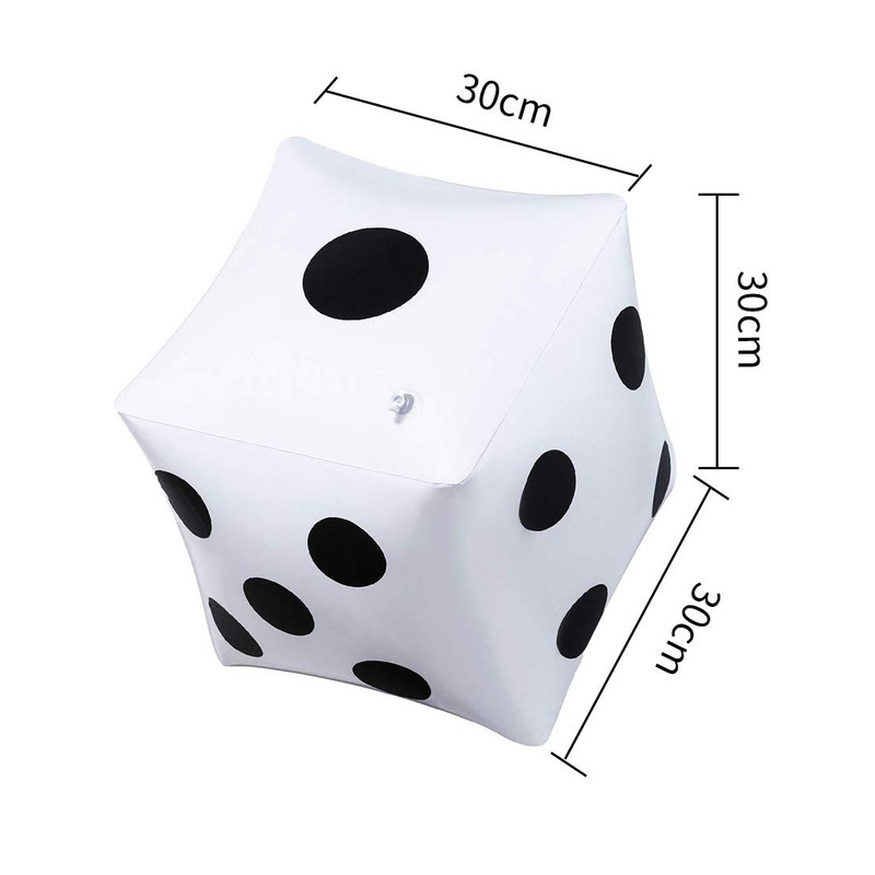 CCINEE Jumbo Dice 30cm Giant Big Beach Ball Jumbo Dice