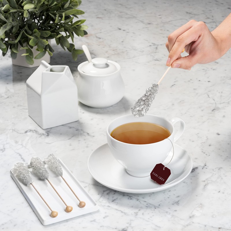 Candy Envy - Silver Café Sugar Sticks Mini Rock Candy