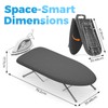 KINGBOARD Tabletop Ironing Board, Small Ironing Boards with Iron Rest,