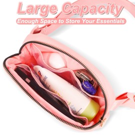 Uygafly Gifts for Girls & Kids - Birthday Gifts for Daughter & Sister, Essentials for Her, Travel Essentials, Cute Teen Trendy Stuff Waist Packs Belt Bag Crossbody Bag | Peach, Initial Z