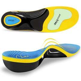 Cilnos Orthopädische Einlegesohlen Herren & Damen, Plantarfasziitis Einlagen & Schuheinlagen bei Plattfuß, Spreizfuß & Senk-Spreizfuß | hohem Fußgewölbe für Arbeitsschuhe - M