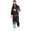 Fun World mens 80's Track Suit Adult Sized Costumes, Multi,