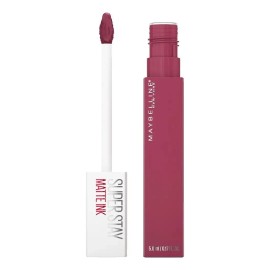 Maybelline Superstay Matte Ink, Labial Líquido Mate de Larga Duración, 16 Horas de Alta Pigmentación, No se Transfiere, Aplicador de Precisión, Tono 155 Pink Savant, 5 ml