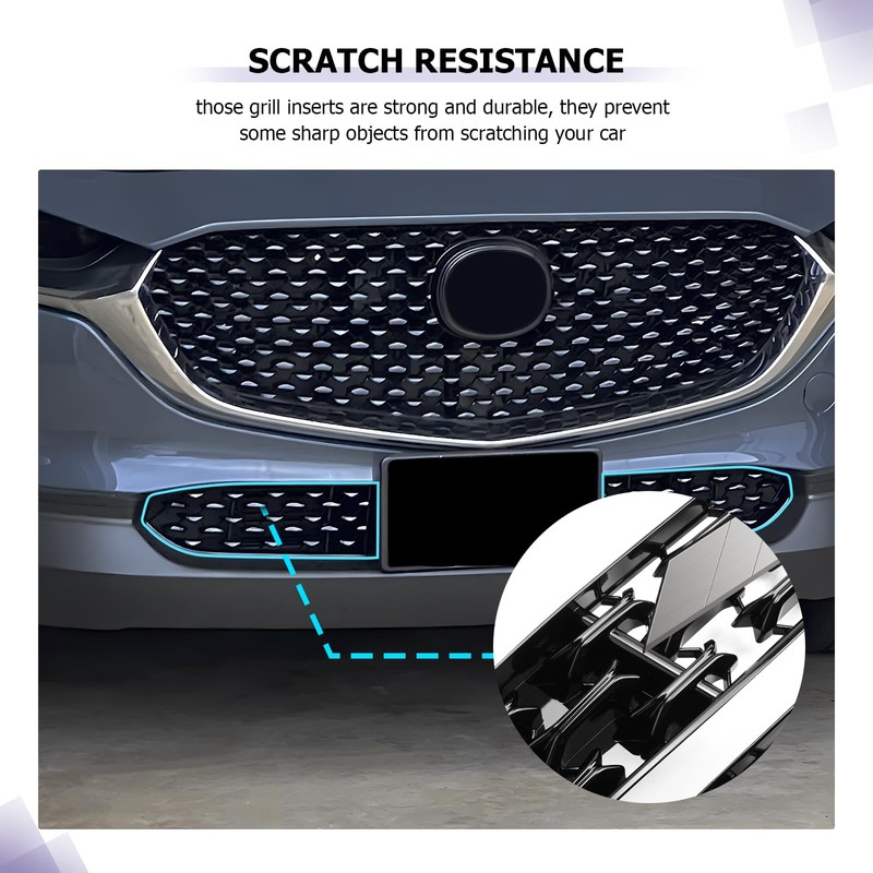LUWU Front Grill Mesh Compatible With 2023 2024 2025 Mazda