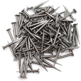 Design61 100x Steel Pins Steel Nails Comb Purposes 1.5 x 15 mm with Round Flat Head Extra Pointed Tip Blank