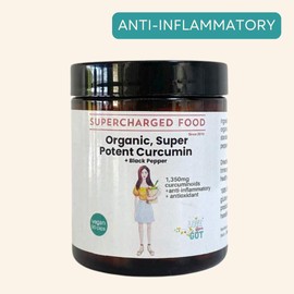 Love Your Gut Organic Curcumin Capsules, 1350mg with Black Pepper, 90 Vegan Caps