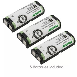 Kastar 2.4V Ni-MH 1000mAh Rechargeable Battery for Panasonic Telephone HHR-P105A