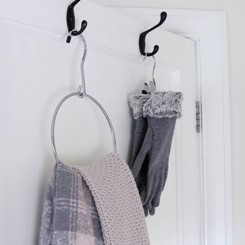 HANGERWORLD Pack of 3 Pack Belt Organizer for Closet Rack