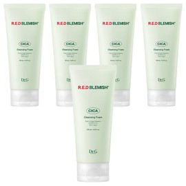 Dr.G Red Blemish Cica Cleansing Foam, 120ml, 5 pieces / 닥터지 레드 블레미쉬 시카 클렌징 폼, 120ml, 5개