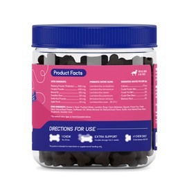 PupGrade PupGrade Digestive Support Chews for Dogs - Prebiotic and Probiotic Supplement with Enzyme Blend - Upset Stomach, Diarrhea, Bowel, and Immune Support - Pumpkin, Blueberry, Mineral Oil - 360 Soft Chews