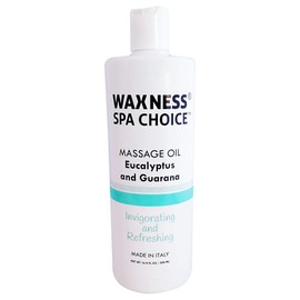 Waxness Massage Oil Eucalyptus and Guarana 16.9 fl oz / 500 ml