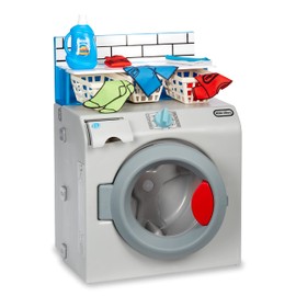 Little Tikes First Washer Dryer - Realistic Pretend Play Appliance for Kids, Interactive Toy Washing Machine with 11 Laundry Accessories, Unique Toy, Ages 2+