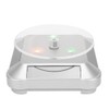 Display Rotatorio LED con Base Giratoria para Cristal, Soporte de
