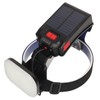 Fishing Headlamp IPX4 Waterproof USB Solar Powered 1200LM Ultra Bright