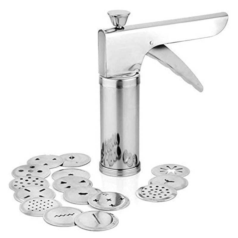 SHRIYA Stainless Steel Kitchen Press Sev Chakli Murukku Gathiya Sevaiya